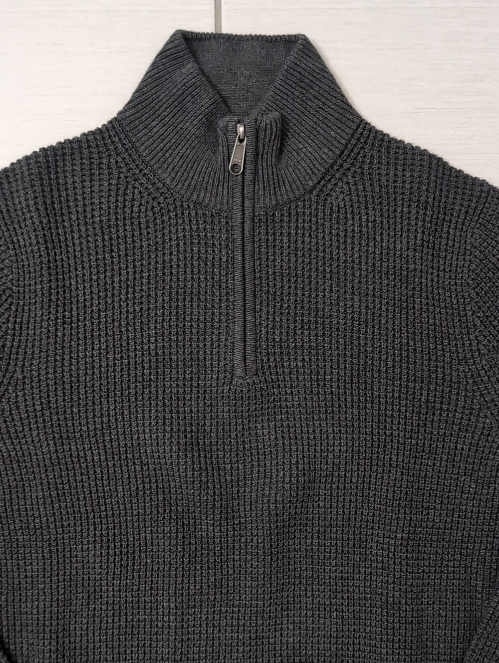 J Crew Factory Knitted Quarter Zip Sweater